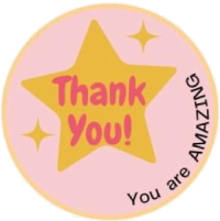 thank_you_you_are_amazing_badge Thank you star badge